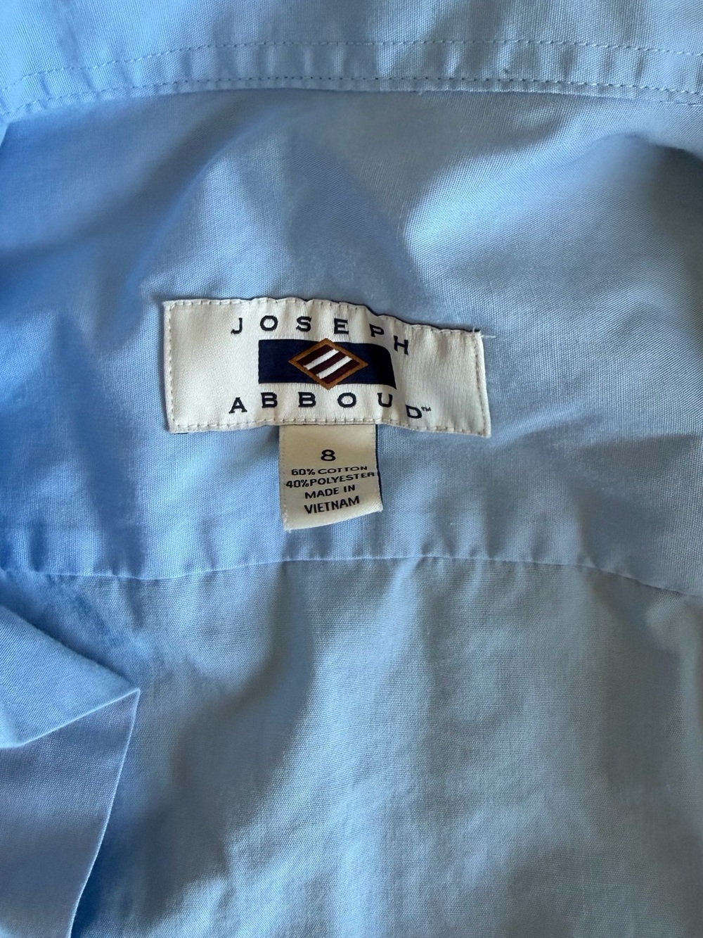 Joseph Abboud Light Blue Men's Dress Shirt - Classic Solid